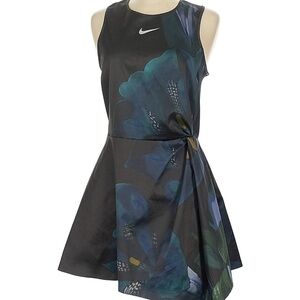 Nike Court Maria Sharapova Tennis Dress French Floral Flex Fabric Sz M